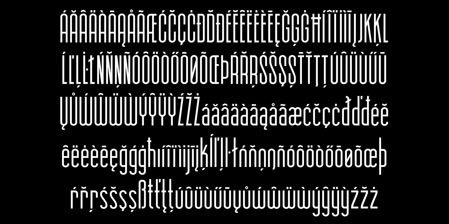 Пример шрифта Skyward Serif Oblique Inline